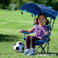 Kelsyus Kids Original Canopy Folding Backpack Lounge Chair (2 Pack) Blue | 80316   